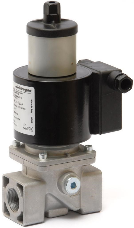 m Produktov� obr�zek: 2/2 elmagvent.Rp 1/2", NC, 0-500 mbar, 230V AC, pro zemní plyn s LED