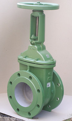 Produktov� obr�zek: šoupátko třmenové IKO-Plus typ: 501 ,DN-80,PN-6.