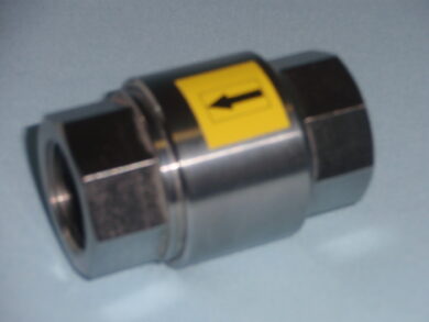 zpětný ventil-závitový,typ: ZV 2-G, Rp 1 1/4 (DN32), PN-40.  (ZV2G/Rp1 1/4)