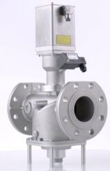 VMH - bezpečnostní ventil pro plyn s hydraulickým pohonem
certifikován dle EN 161,
bez proudu uzavřen s pomalým-nastavitelným otevíráním a rychlím zavíráním.
pro rozvody plynu nebo vzduchu do atmosferických hořáků,
do pecí a dalších technologií využívajících plyn jako palivo