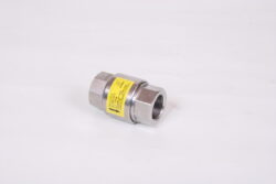Zpětný ventil - závitový, typ: ZV 2 - Zptn ventil -zvitov, typ: ZV 2. Zptn ventil nen uzavrac armatura. Max.tlak pi teplot do 100C :  4 MPa.