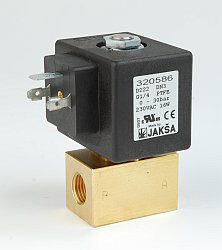 D220 - 2/2 elektromagnetický ventil - přímo ovládaný
DN1,4P; 230V AC, G1/4, 0-75bar, NC, Tmax.+75°C
konektor není součástí balení ventilu