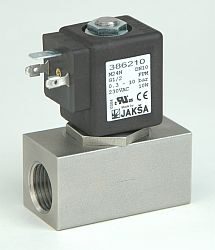 M24N - 2/2 elektromagnetick ventil - nepmo ovldan
DN10; G1/2, 230V AC, 0,3 - 12 bar, NC, Tmax.+100C
konektor nen soust balen ventilu



