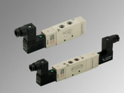 MSV 25 SOP 00 24VDC - 5/2 elektropneumatický ventil G1/8 monostabil, 24V DC,
1W, 1,5-10 bar, bez konektoru