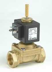PV4NC - 2/2 elektromagnetický ventil - nuceně ovládaný, DN12, 
G1/2, 200V DC, 0-0,5 bar, NC, Tmax.+60°C
konektor není součástí balení ventilu a musí být s usměrňovačem
