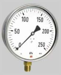 MM160K/117/1(1,6) - Standardní tlakoměr se spodním přípojem.
MM160K/117/10 0-4Mpa M20x1,5 1%