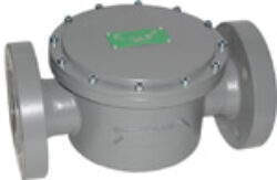 Plynový filtr KAP, DN-40, PN -16. - Přírubové připojení  PN-16 ,DN-40, (max.tlak: 6 bar) ,filtrační schopnost 5MY.