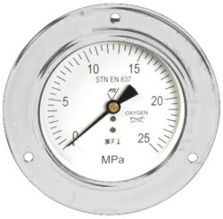 03322 - Standardní tlakoměr se zadním přípojem, přední přírubou.
03322 M20x1,5