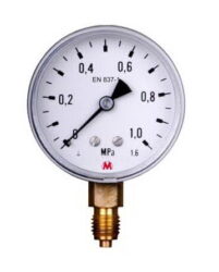MM60S/172/1,6 - Standardn tlakomr se zadnm ppojem.
MM60S/172/1,6